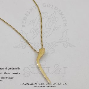 گردنبند تک حرف م